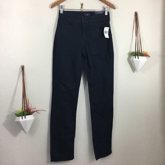 NYDJ Not Your Daughters Jeans dark blue high rise skinny jeans NEW 0 - Picture 1 of 6